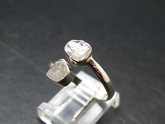 Natrolite Silver Ring From Russia - 2.18 Grams - Size 9