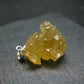 Heliodor (Yellow Beryl) Crystal Silver Pendant From Brazil - 0.9" - 4.85 Grams