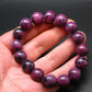 Ruby Genuine Bracelet ~ 7.5 Inches ~ 14mm Round Beads