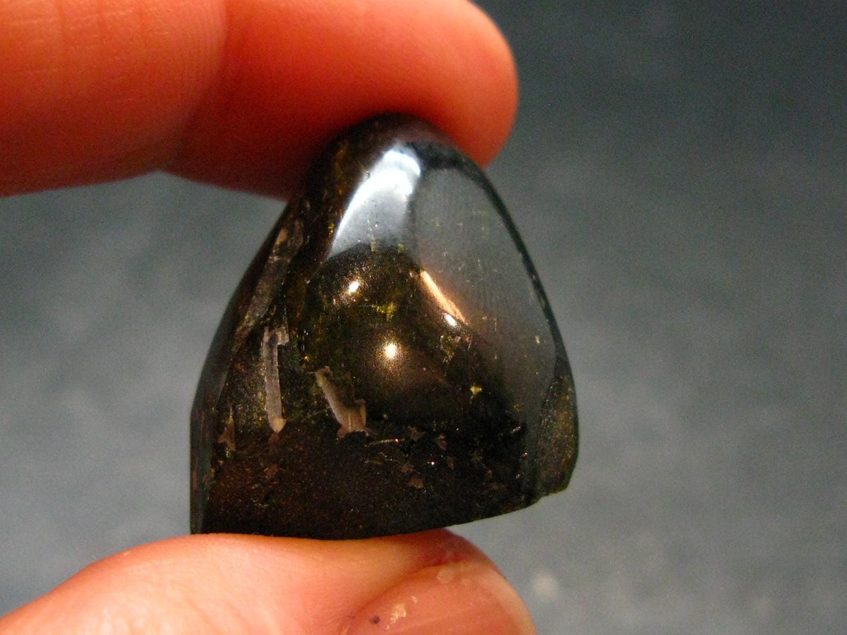 Nice Rare Terminated Epidote Crystal Metal Free Pendant From Peru - 1.0" - 13.40 Grams