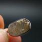 Gray Herderite Silver Pendant from Africa - 0.7" - 1.21 Grams