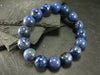 Dumortierite Genuine Bracelet ~ 7 Inches ~ 12mm Round Beads