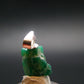 Emerald Beryl Silver Pendant from Afghanistan - 0.7" - 1.0 Grams