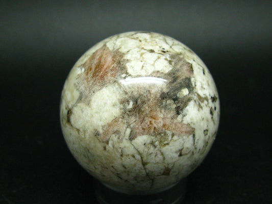 Canadian Treasure from the Earth!! Serandite, Microcline, Aegirine Sphere From Mont Saint Hilaire, Quebec, Canada - 1.9''