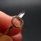 Natrolite Silver Ring From Tanzania - 1.95 Grams - Size 8