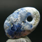 Benitoite In Natrolite Metal Free Pendant From California - 0.8" - 2.51 Grams