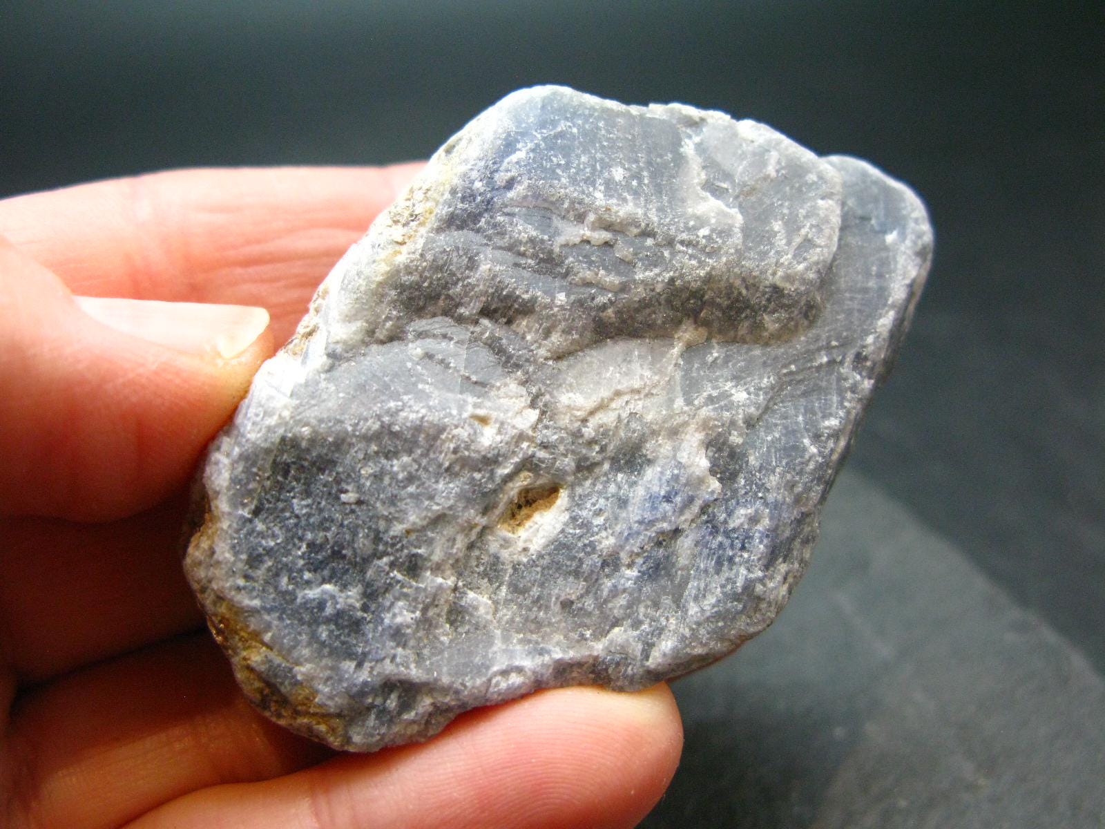 Large Gem Blue Sapphire Corundum Crystal From Africa Grams