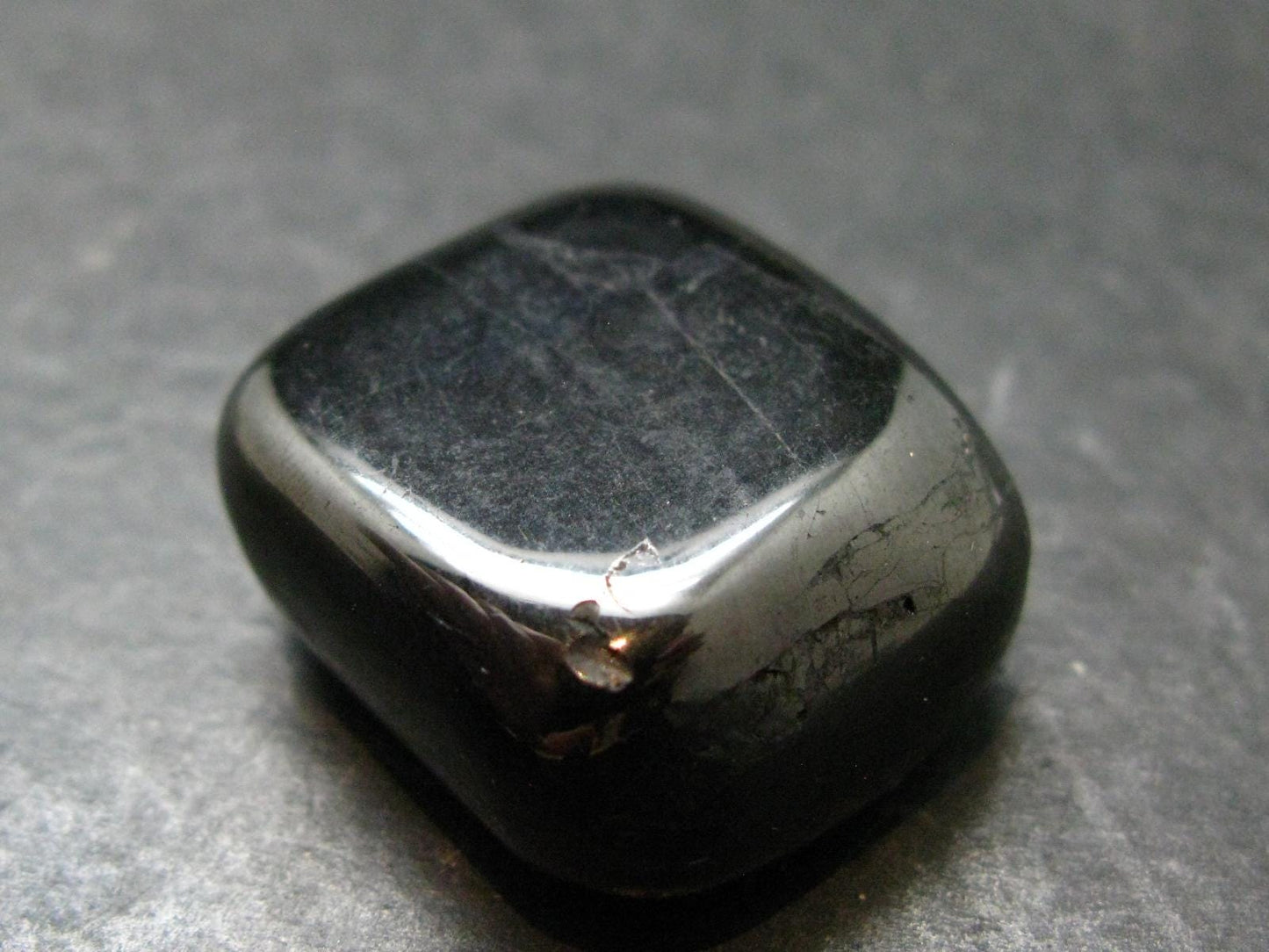 Elite Shungite Tumbled Piece from Russia - 1.1" - 15.82 Grams