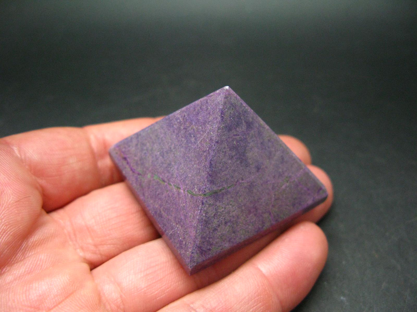 Rare Rich Purple Stichtite Pyramid From Australia - 1.7" - 60.9 Grams