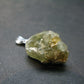 Green Apatite Crystal Silver Pendant From Portugal - 1.1" - 4.32 Grams