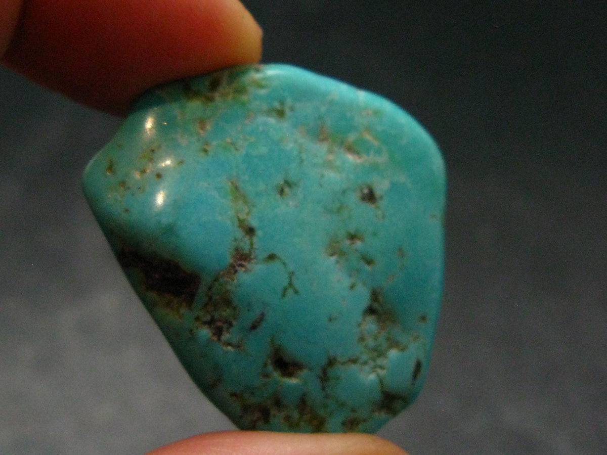 Genuine Tumbled Turquoise from Arizona, USA - 1.3" - 9.14 Grams