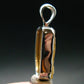 Large Natural Agni Gold Danburite Sterling Silver Pendant from Tanzania - 1.1" - 3.63 Grams