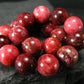 Thulite Genuine Bracelet ~ 7 Inches ~ 10mm Round Beads