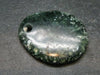Polished Seraphinite Clinochlore Metal Free Pendant From Russia - 1.6"
