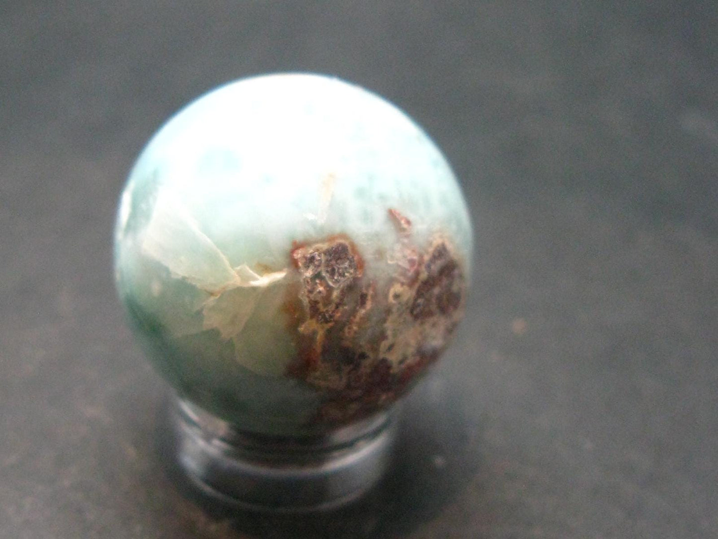 Larimar Sphere From Dominican Republic - 0.8" - 18.16 Grams