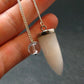 Very Rare White Cryolite Pendulum from Greenland - 7" - 8.14 Grams