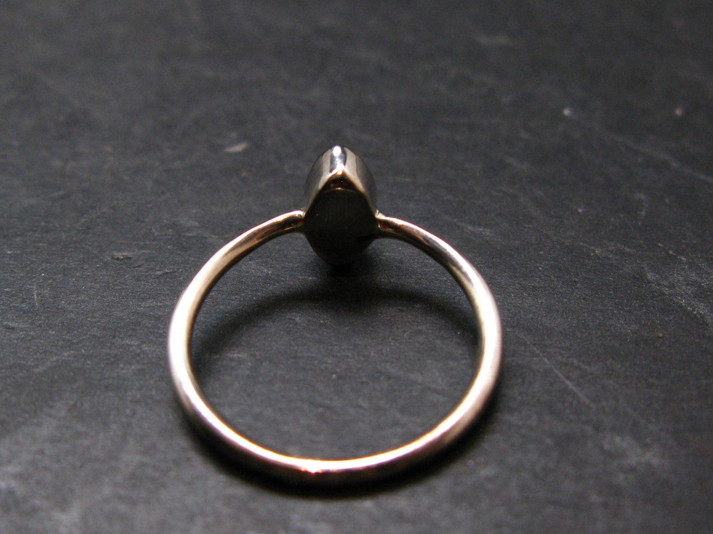 Natural Cabochon Opal 925 Sterling Silver Ring from Ethiopia - 1.64 Grams - Size 7