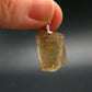 Golden Scapolite Silver Pendant From Tanzania - 1.0" - 4.82 Grams