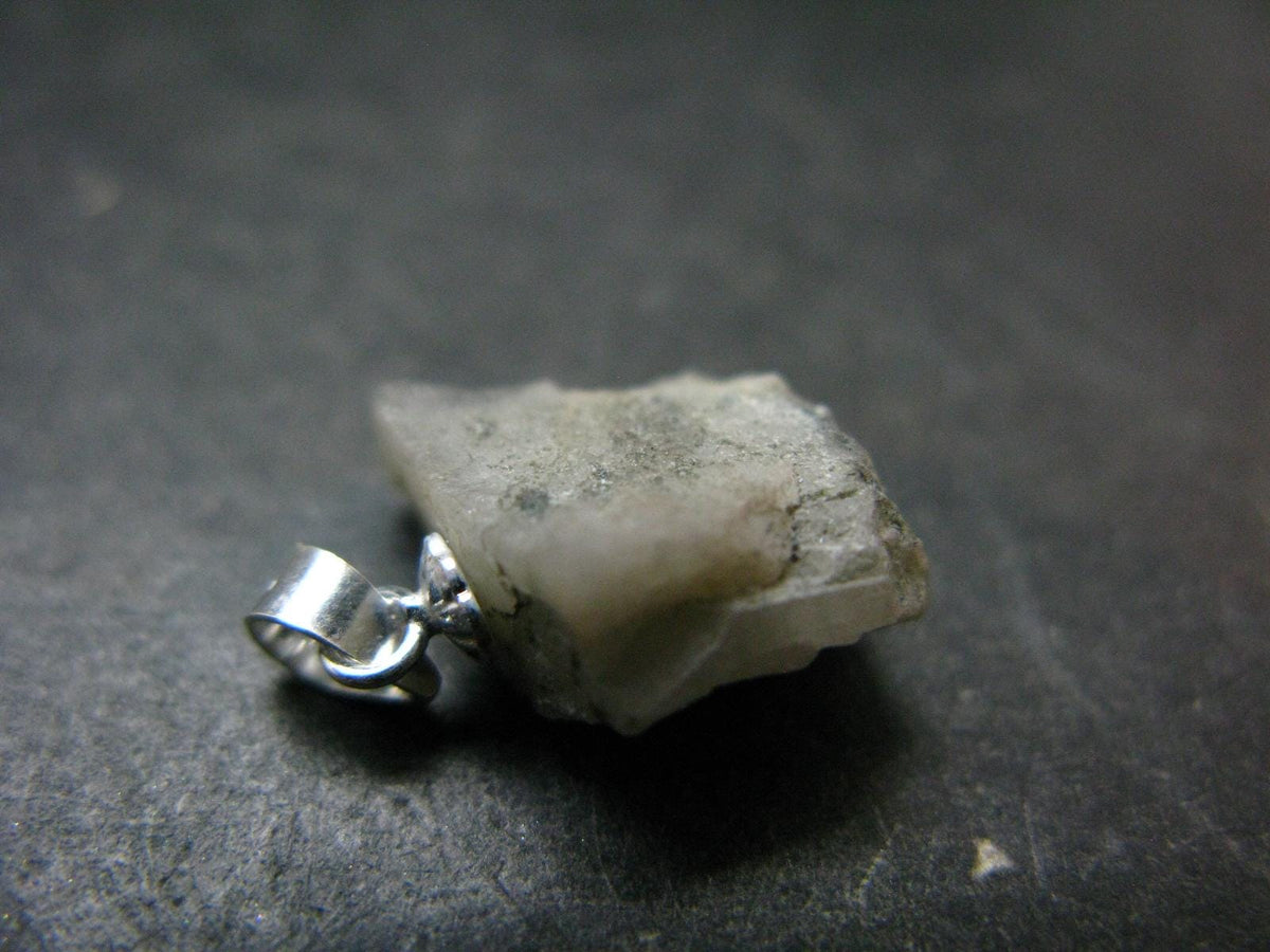 Phenakite Phenacite Crystal Silver Pendant From Brazil - 0.7" - 1.83 Grams