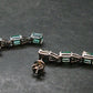 Gem Emerald Faceted Silver Earrings From Colombia - 3.12 Grams Total