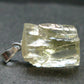 Hiddenite Green Gem Spodumene Silver Pendant Crystal From Brazil - 0.8" - 2.38 Grams