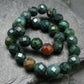 Bloodstone Genuine Bracelet ~ 7 Inches ~ 6mm Facetted Beads