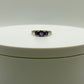 Triple Amethyst Ring – Oval & Round Cut – Silver Split Band – Bold Elegant Design - Size 8