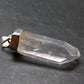 Lemurian Quartz Crystal Pendant From Brazil - 1.6" - 6.62 Grams