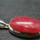 Rare Rhodochrosite Sterling Silver Pendant From Argentina - 1.4" - 8.28 Grams