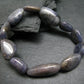 Tanzanite Genuine Bracelet ~ 7 Inches ~ Large Tumbled Beads