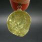 Large Gold Apatite Tumbled Pendant from Mexico - 9.32 Grams - 1.1"