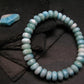 Larimar Genuine Bracelet ~ 7 Inches ~ 9mm Rondelle Beads