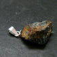 Rare Raw Blue Euclase Gem Crystal Silver Pendant from Zimbabwe - 0.9" - 2.05 Grams