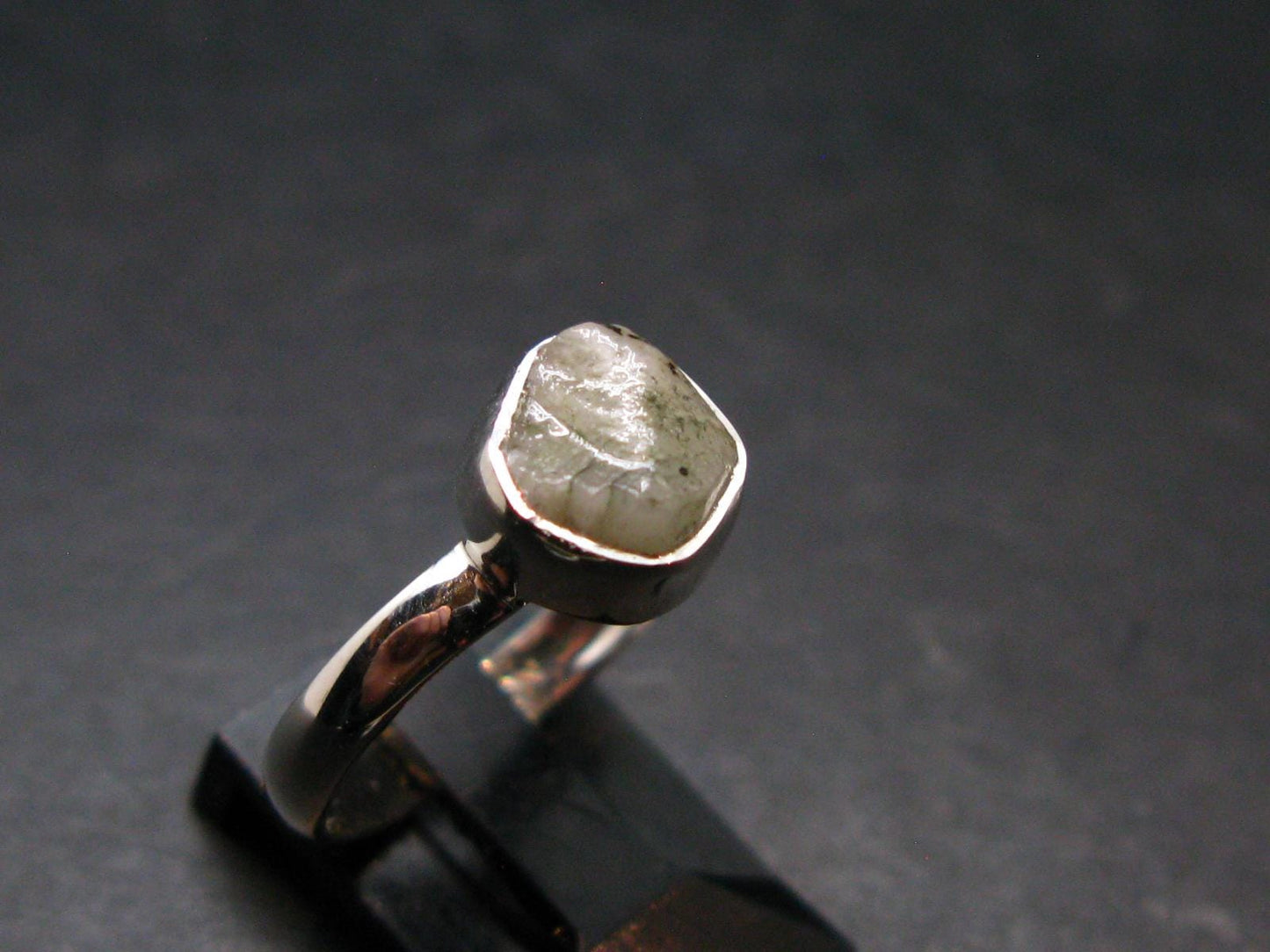 10.35 Carat Phenakite Phenacite Sterling Silver Size 7 Ring from Brazil