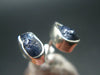 Benitoite Stud Earrings Sterling Silver From California - 1.46 Grams