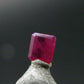Beautiful Rare Gem Bixbite Red Beryl Emerald Cut Stone From Utah USA - 0.20 Carats - 4.0x3.5mm