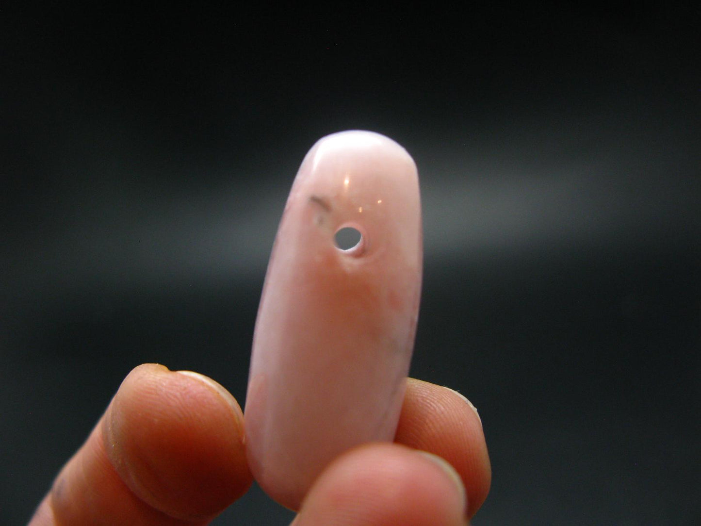 Rare Pink Petalite Metal Free Pendant From Canada - 1.2" - 11.47 Grams