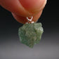 Extremely Rare Raw Gem Green Kornerupine Silver Pendant Crystal From Tanzania - 1.81 Grams - 0.7"