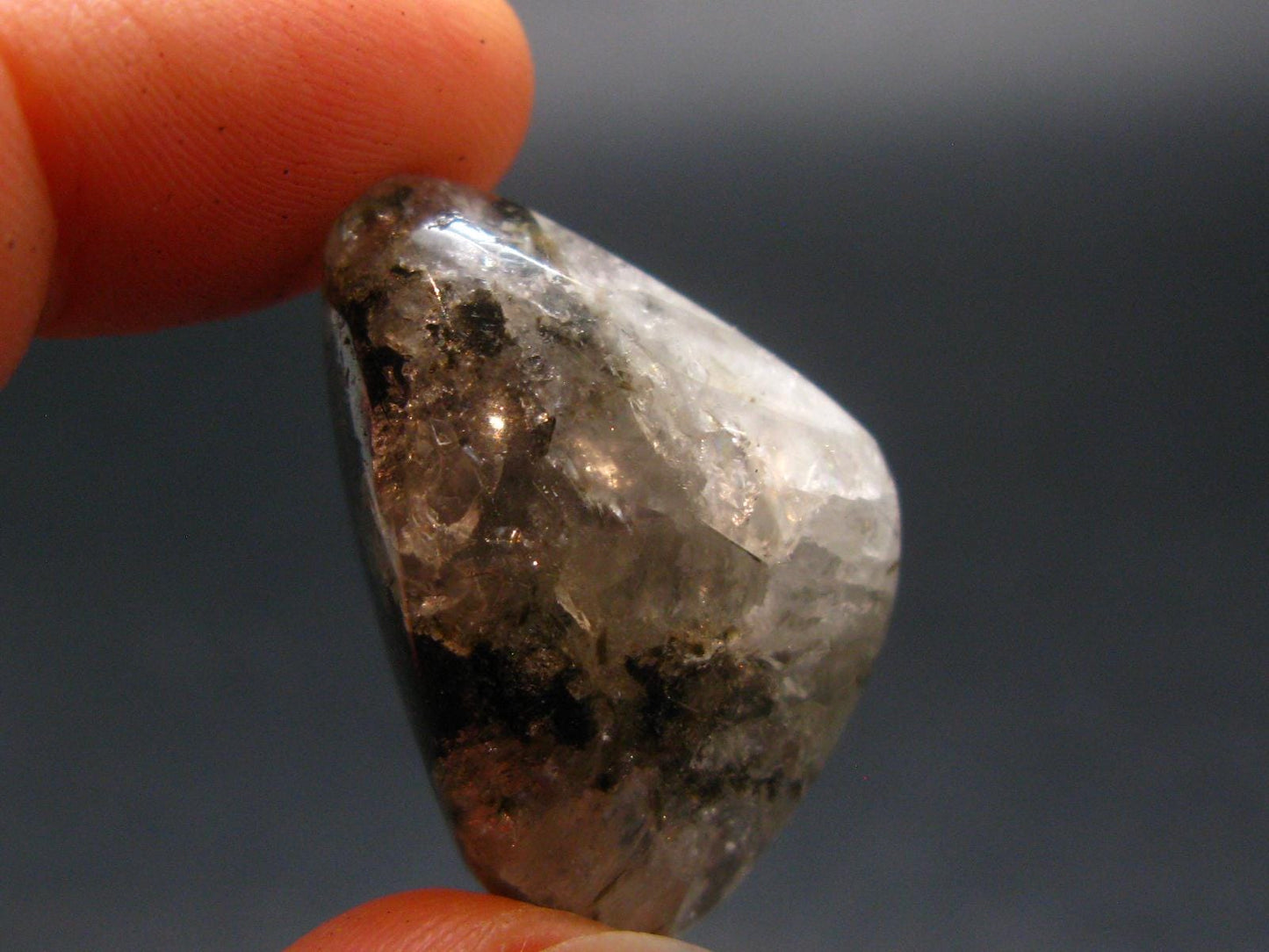 Gem Phenakite Phenacite Tumbled Stone From Russia - 62.40 Carats - 1.1"