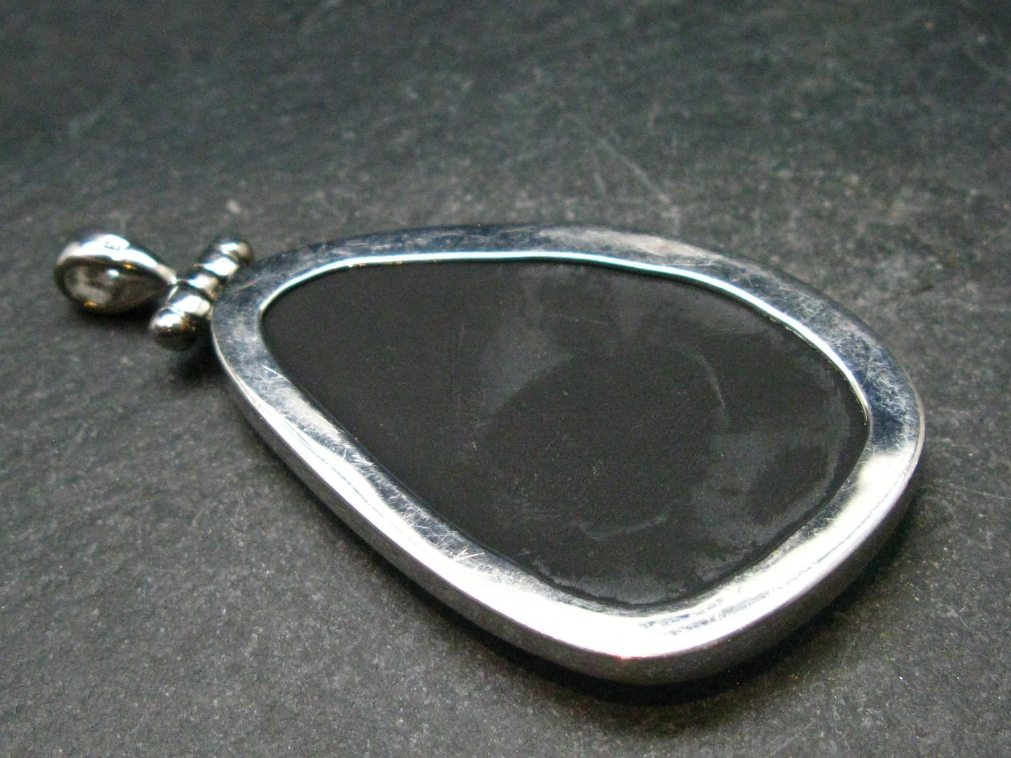 Lilac Stone!!! Stunning Silky Charoite Sterling Silver Pendant From Russia - 2.3" - 15.82 Grams