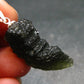 Moldavite Tektite Silver Pendant from Czech Republic - 1.4" - 3.67 Grams