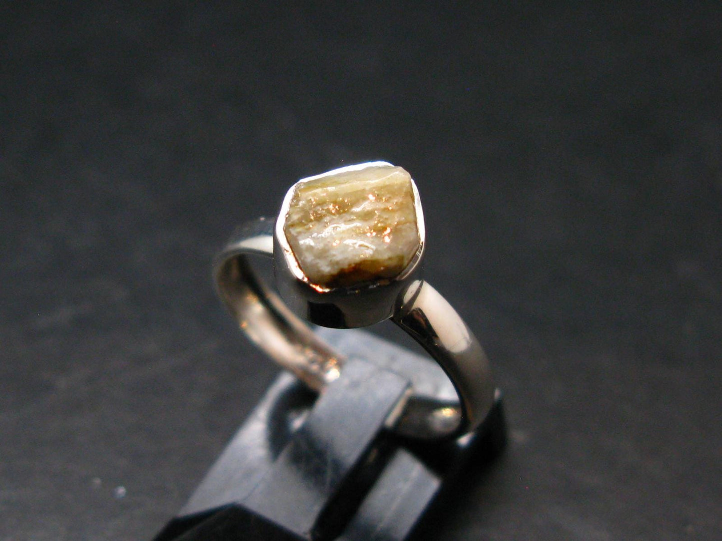 Phenakite Phenacite Sterling Silver Size 6 Ring from Nigeria - 1.92 Grams