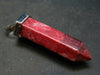 Rare Thulite Pendant From Greenland - 1.8" - 10.0 Grams