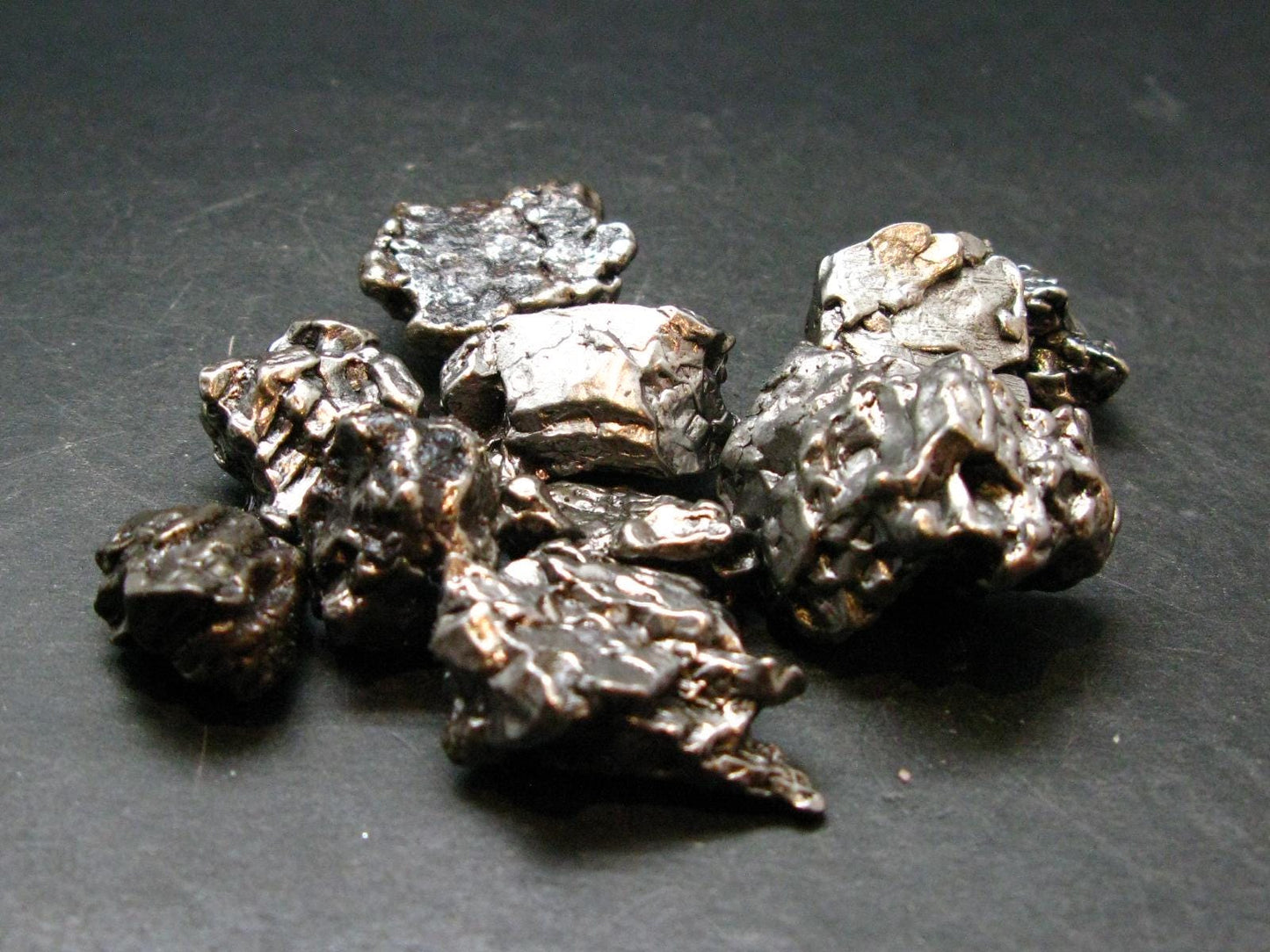 Lot Of 10 Campo Del Cielo Meteorite Pieces from Argentina - 183.96 Grams