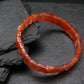 Sunstone Genuine Bracelet ~ 7 Inches ~ 9mm Squared Beads