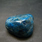Neon Blue Apatite Tumbled Stone from Madagascar 42.43 Grams - 1.5"