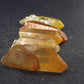 Set of 5 Tangerine Quartz Crystal Pendants From Brazil