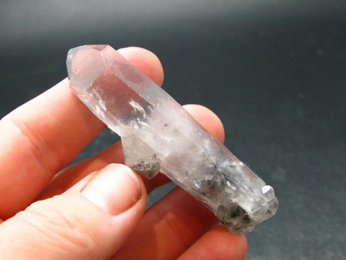 Nice Tibetan Black Quartz Tumbled Stone from Tibet - 2.5" - 21.91 Grams