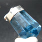 Blue Topaz Sterling Silver Pendant From Brazil - 1.6" - 14.57 Grams