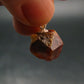 Vanadinite Crystal Silver Pendant From Morocco - 0.8" - 4.78 Grams